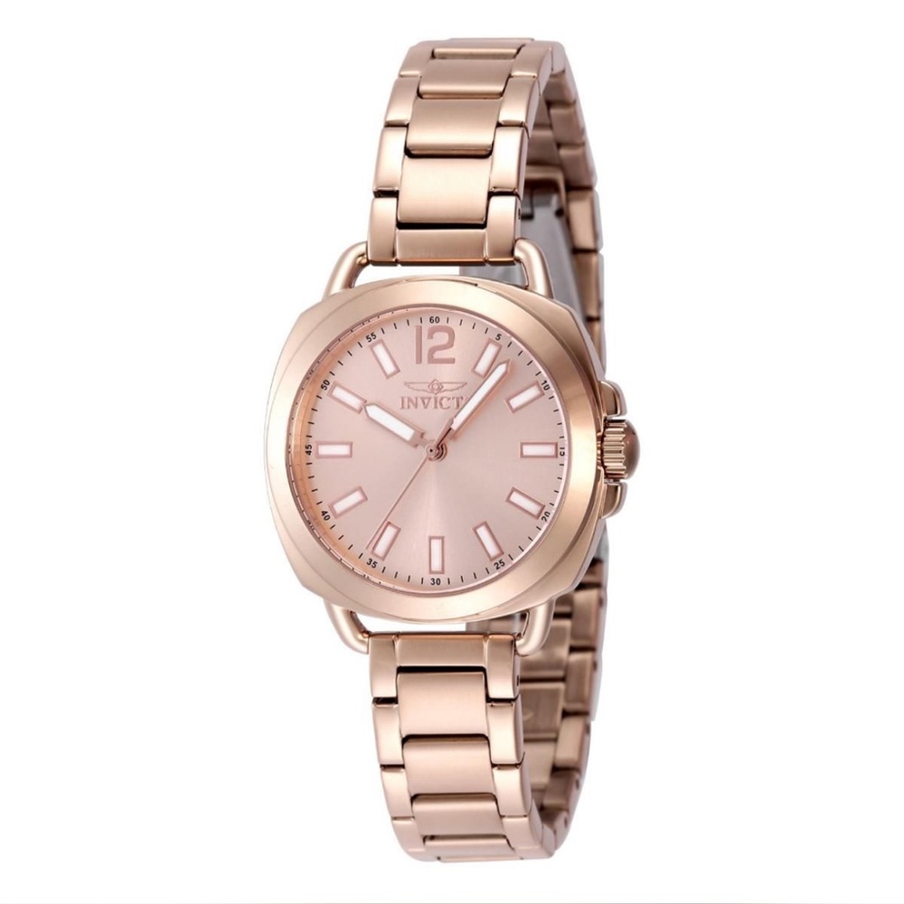Invicta Wildflower Rose Gold-Tone Women's Bracelet Watch with Rose Gold  Dial